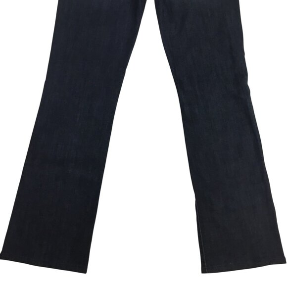 7 For All Mankind Womens 31 Bootcut Jeans Dark Wash Denim Cotton/Spandex Blend - Picture 7 of 12